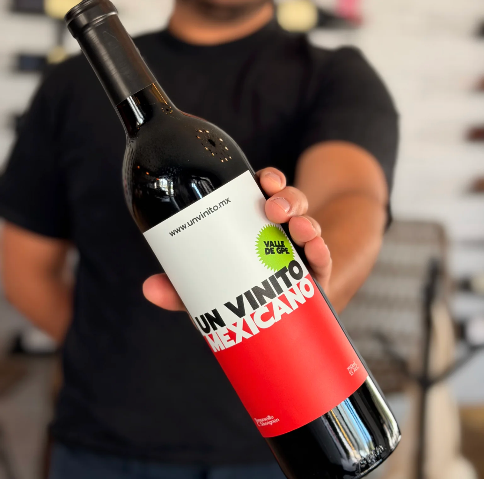 Tempranillo Un Vinito — Vino tinto mexicano del Valle de Guadalupe