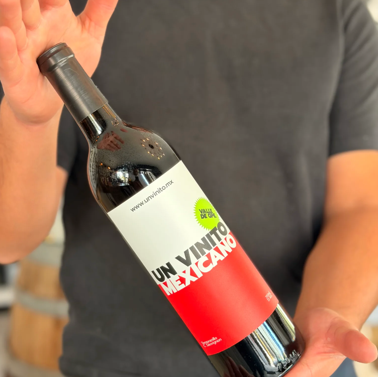 Tempranillo Un Vinito — Vino tinto mexicano del Valle de Guadalupe