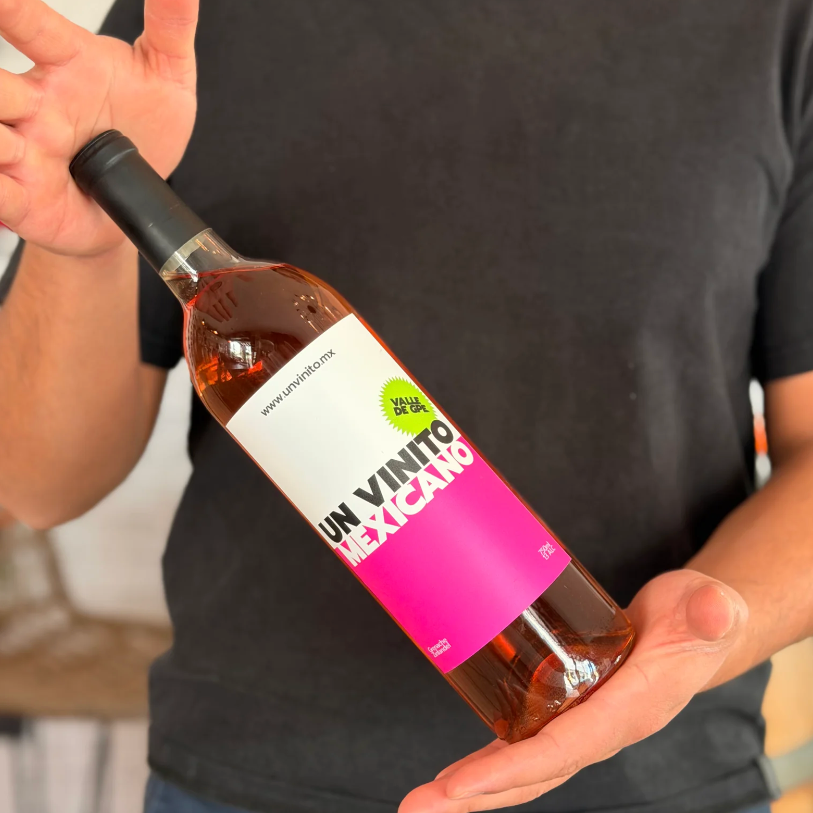 Grenache Rosada Un Vinito — Vino rosado mexicano del Valle de Guadalupe