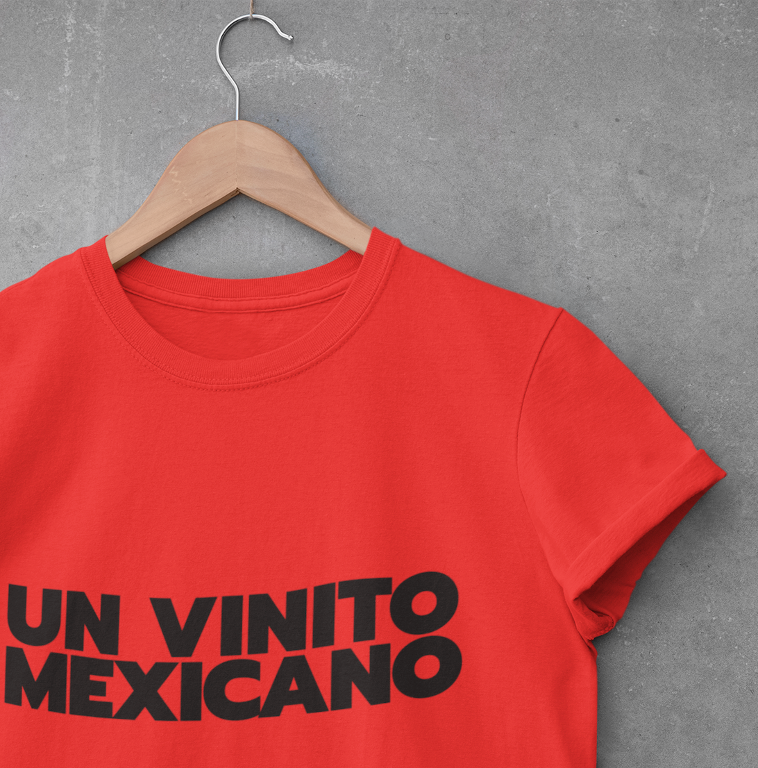 Playera algodón con logo Un Vinito Mexicano